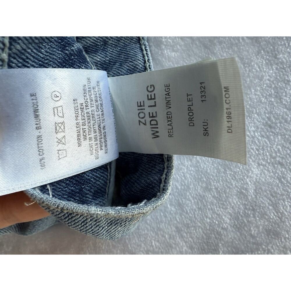 DL1961 Zoie Wide Leg Relaxed‎ Vintage Jeans Women’s Y2K Cotton Size 32 SKU13321 - Picture 7 of 15